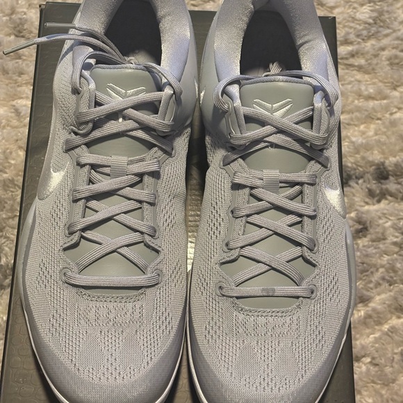 Nike Kobe VIII Protro in Gray and White